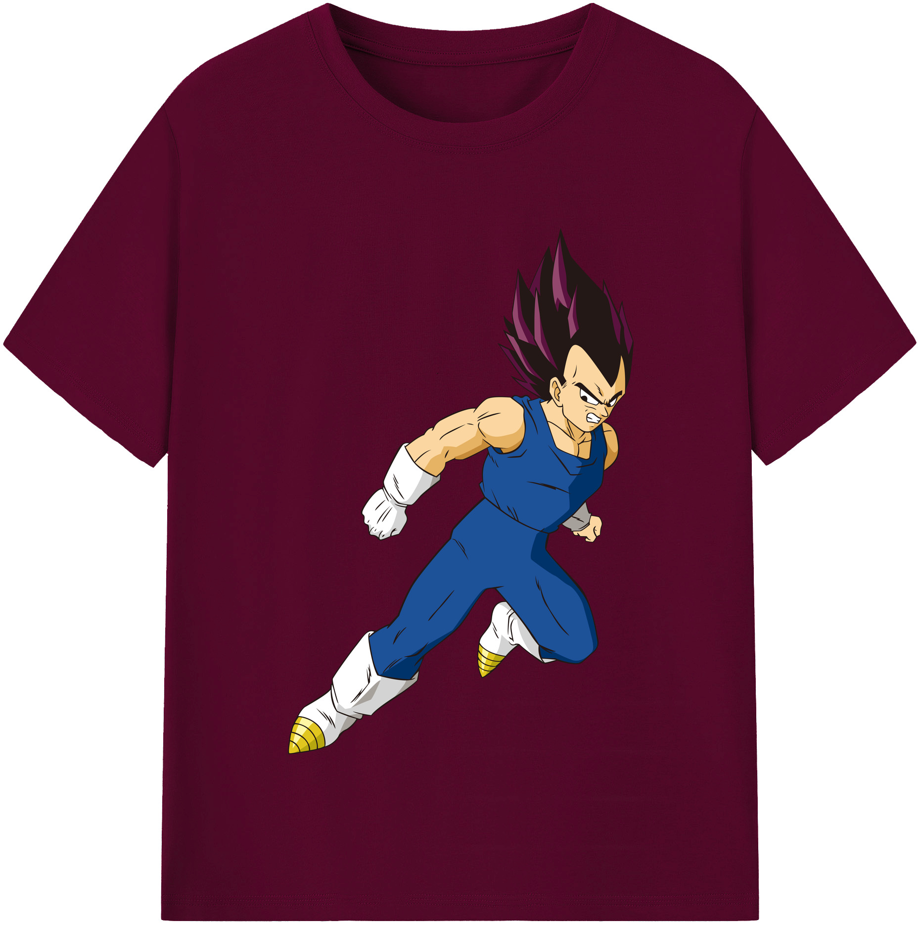 （画像用） ドラゴンボール ベジータ四世（Bejīta Yonsei）DRAGON BALL Vegeta IV レディースカジュアルプリントTシャツ（綿100％）